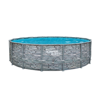SUMMER WAVES CSŐVÁZAS MEDENCE SW 4,88MX122CM MINTÁS medence