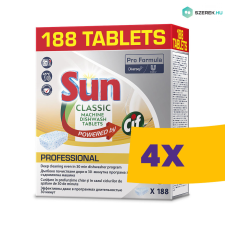  Sun Classic M.DW Tabs gépi mosogatótabletta 188db/doboz (4doboz/karton) tisztító- és takarítószer, higiénia