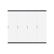 SUN ELEGANCE/DELUXE/FUSION 3,6 m antracit csúsztatható üveg panel kerti bútor