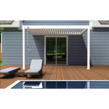 SUN ELEGANCE WALL 3x4 m fehér terasz pergola kerti bútor
