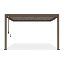 SUN ELEGANCE WALL 3x4 m taupe szürke terasz pergola kerti bútor