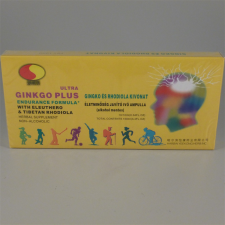 Sun Moon gingko és rhodiola ampulla 10x10ml 100 ml gyógyhatású készítmény