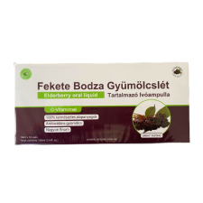 Sun moon Sun Moon fekete bodza gyümölcslét tartalmazó ampulla 10x10ml 100 ml vitamin és táplálékkiegészítő