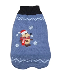  Sündisznós kötött kutyapulcsi, XL-es kutyaruha