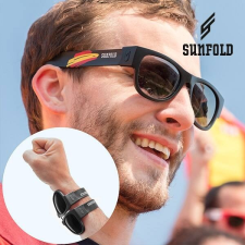 Sunfold Portugál Világbajnokság feltekerhető, polarizált uniszex napszemüveg (black) napszemüveg