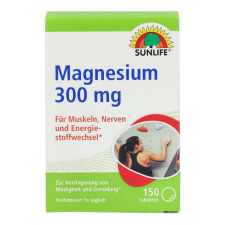  SUNLIFE MAGNÉZIUM300 TABLETTA 150DB vitamin és táplálékkiegészítő