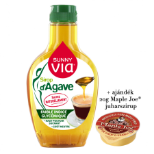  Sunny via agave szirup 350 g + ajándék juharszirup 20 g alapvető élelmiszer