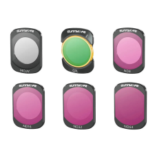 SunnyLife MCUV+ PL+ND8+ND16+ND32+ND64 szűrőkészlet DJI Osmo Pocket 3 sportkamera kellék
