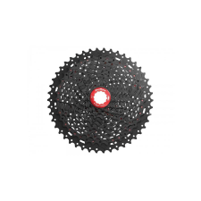 Sunrace CSMZ91X Sram XD kazettás lánckeréksor, 12s, 10-50T, fekete-piros kerékpár hajtómű