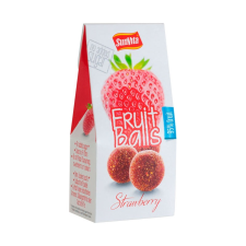 Sunvita gyümölcsgolyó Eperpor borításban 80g csokoládé és édesség