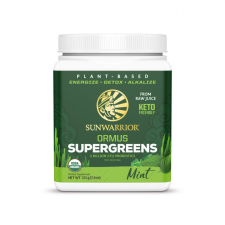 Sunwarrior Ormus Super Greens Bio - Menta, 225 g vitamin és táplálékkiegészítő