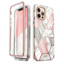 Supcase Apple iPhone 12 Pro Max Supcase Cosmo ütésálló defender telefontok márványmintás tok és táska