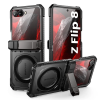 Supcase Supcase UB Grip Mag Samsung Galaxy Z Flip 8 ütésálló tok, kijelző védelemmel, kitámasztóval, Magsafe, fekete