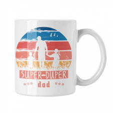  Super Duper Dad - Fehér Bögre bögrék, csészék