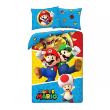 Super Mario ágyneműhuzat 140×200cm, 70×90 cm lakástextília