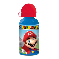 Super Mario alumínium kulacs 400 ml kulacs, kulacstartó