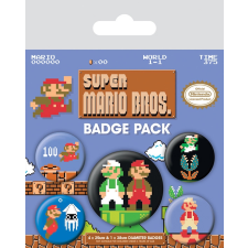 Super Mario Bross Jelvénykészlet kulcstartó