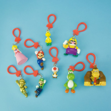 Super Mario Buddies hátizsák-tartozék, választék kulcstartó