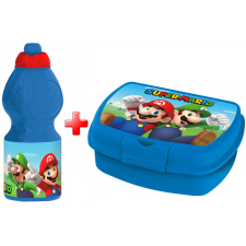  Super Mario Luigi kulacs és szendvicsdoboz szett kulacs, kulacstartó