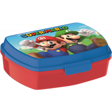 Super Mario Mushroom Kingdom funny műanyag szendvicsdoboz uzsonnás doboz