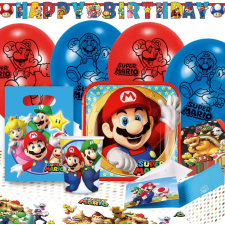  Super Mario Mushroom World party szett 60 db-os party kellék