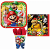 Super Mario party szett 36 db-os 18 cm-es tányérral