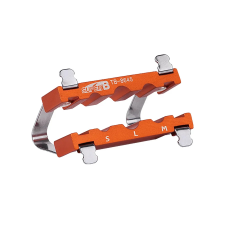 SuperB TB-8645 pedál és keréktengely befogó szerszám, satuba, narancssárga kerékpár és kerékpáros felszerelés