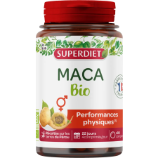 Superdiet Superdiet maca tabletta a fizikai és szellemi teljesítmény, vitalitás támogatására 90 db potencianövelő