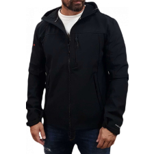 Superdry Férfi kabát Superdry Soft Shell M5011824A 2XL INTL fekete férfi kabát, dzseki