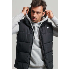 Superdry Férfi mellény Superdry testmelegítők M5011808A fekete M INTL férfi mellény