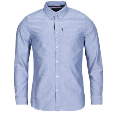 Superdry Hosszú ujjú ingek OXFORD ESSENTIAL Kék EU M