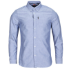 Superdry Hosszú ujjú ingek OXFORD ESSENTIAL Kék EU XL