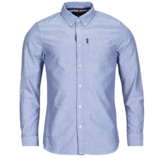 Superdry Hosszú ujjú ingek OXFORD ESSENTIAL Kék EU XL férfi ing