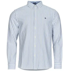 Superdry Hosszú ujjú ingek Preppy Oxford L/s Shirt Kék EU M