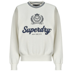 Superdry Pulóverek COUNTRY CLUB LOOSE CREW Fehér DE 36