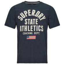 Superdry Rövid ujjú pólók ATHLETIC ESSENTIAL Tengerész EU S férfi póló