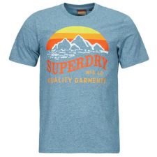 Superdry Rövid ujjú pólók GREAT OUTDOORS RELAXED Kék EU L férfi póló