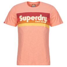 Superdry Rövid ujjú pólók LOGO TERRAIN Narancssárga EU S