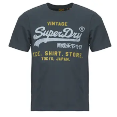 Superdry Rövid ujjú pólók Vl Heritage Relaxed Tee Szürke EU XL