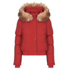 Superdry Steppelt kabátok EVEREST HOODED BOMBER JKT Piros DE 40 női dzseki, kabát