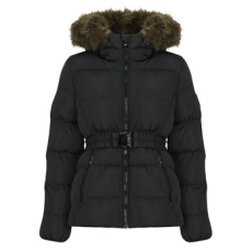 Superdry Steppelt kabátok FUJI BELT PUFFR Fekete DE 40