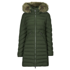 Superdry Steppelt kabátok FUJI HOODED MID FAUSSE FOURRURE Keki DE 38