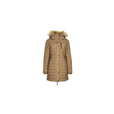 Superdry Steppelt kabátok FUJI HOODED MID LENGTH PUFFER Barna DE 36