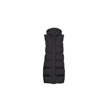Superdry Steppelt kabátok LONGLINE HOODED PUFFER GILET Fekete DE 36 női dzseki, kabát