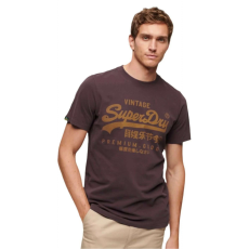 Superdry Vl Premium Goods Graphic XL INTL bordó vörös póló