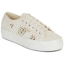 Superga Rövid szárú edzőcipők 2740 PLATFORM CROCHET Bézs 36 női cipő