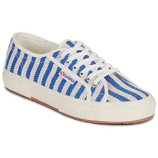 Superga Rövid szárú edzőcipők 2750 COTTON STRIPES Kék 37 női cipő
