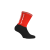 SUPERIOR Long Cycling Socks zokni [fekete-piros, 35-38] kerékpáros