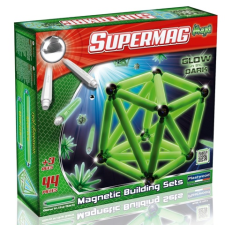 SUPERMAG : Maxi glow 44 db-os mágneses játék kreatív és készségfejlesztő