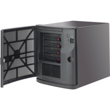 Supermicro SuperChassis 721TQ-350B Számítógépház - Fekete + 350W PSU számítógép ház